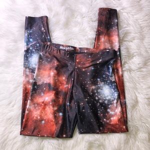 BlackMilk Galaxy Red Leggings